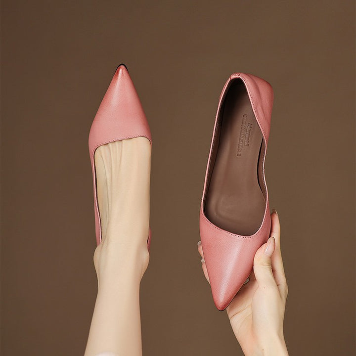 Orlisse Leather Heels