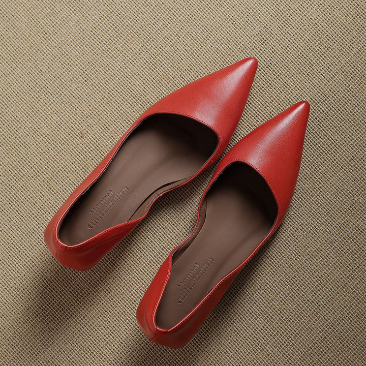 Orlisse Leather Heels
