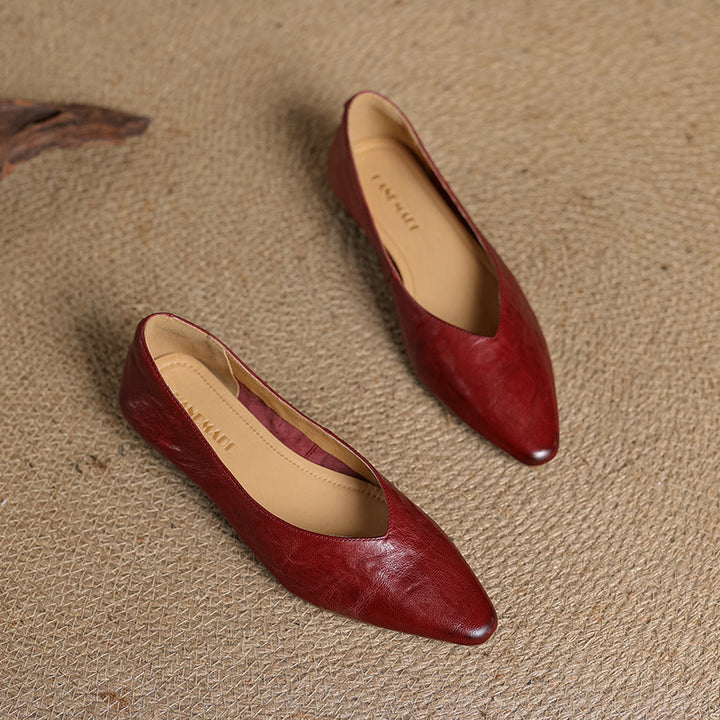 Lioren Lambskin Flats