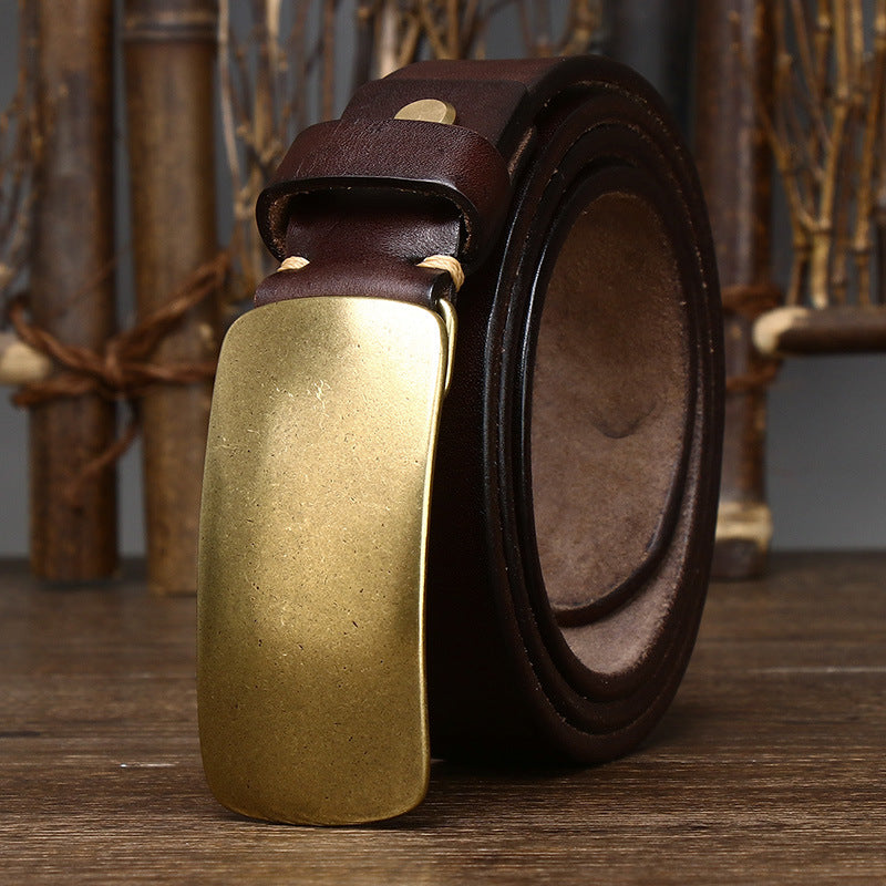 Corven Brass Leather Belt