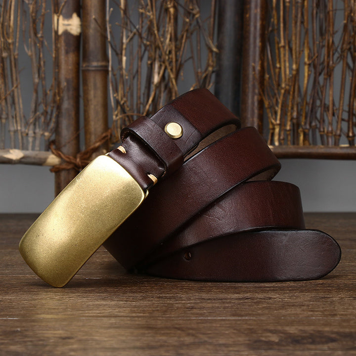 Corven Brass Leather Belt