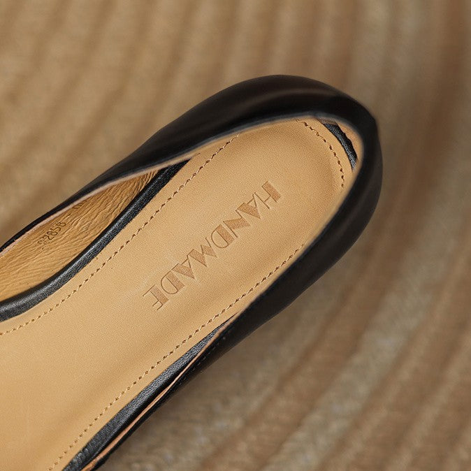 Ceyra Leather Heels