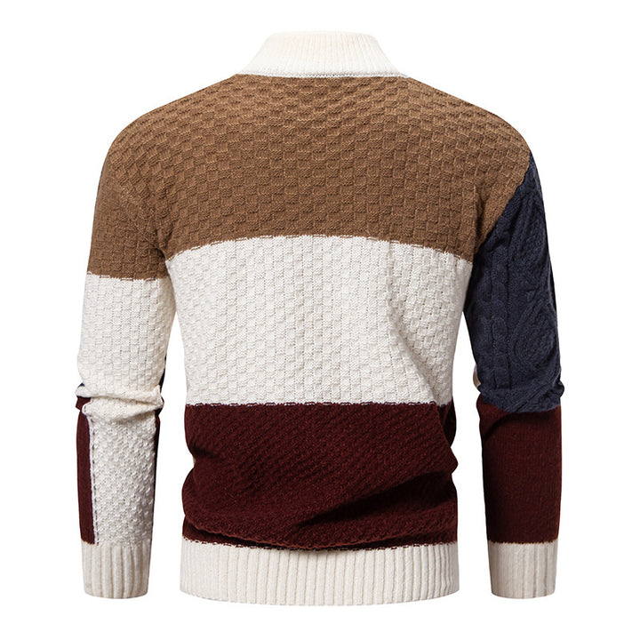 Arven Patchwork Knit Sweater