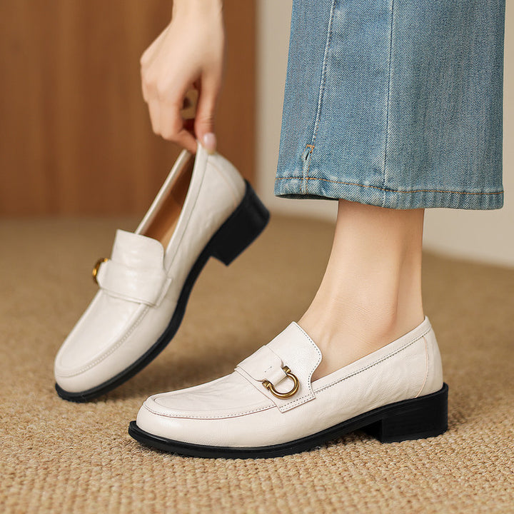 Celia Horsebit Leather Loafers