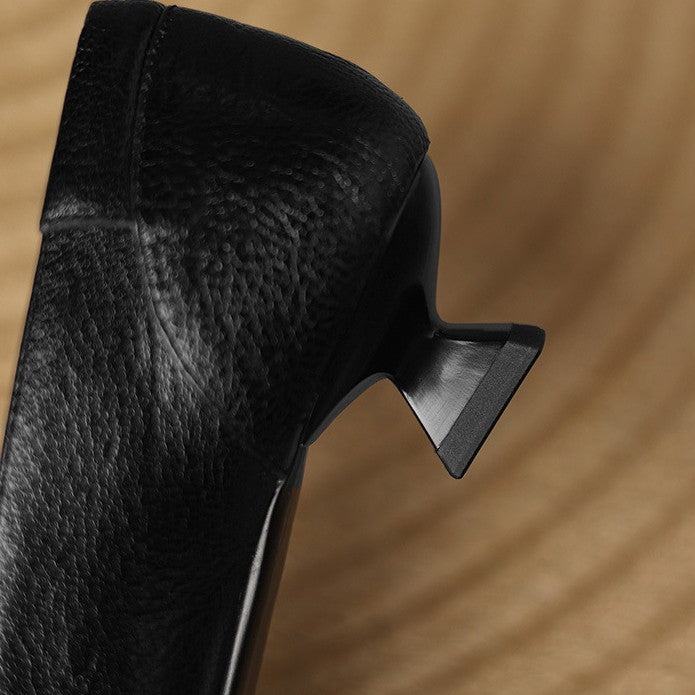 Elara Pointed Leather Pumps
