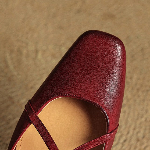 Valenne Leather Heels