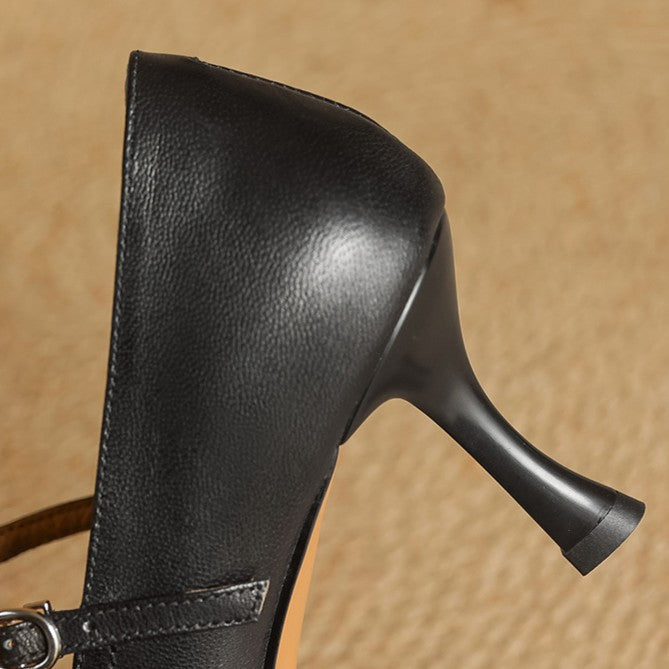 Aveline Lambskin Heels