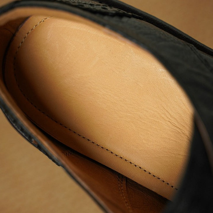 Tessa Monk-Strap Leather Brogues