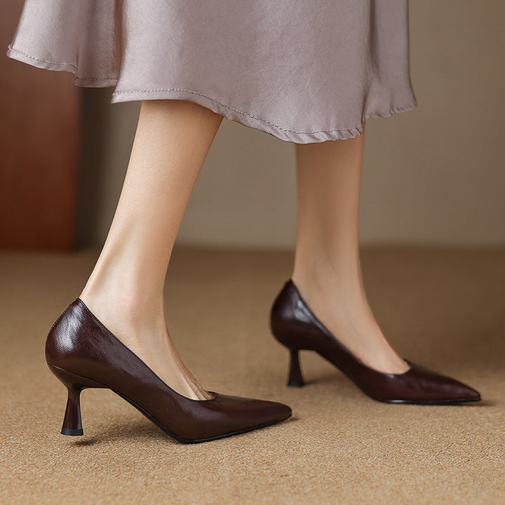 Mirelle Lambskin Heels