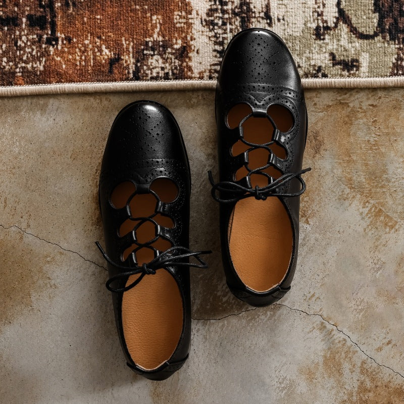 Lucia Brogue Leather Oxfords