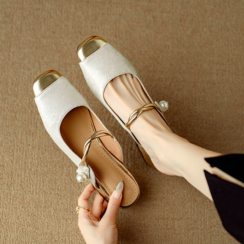 Renna Brocade Mules