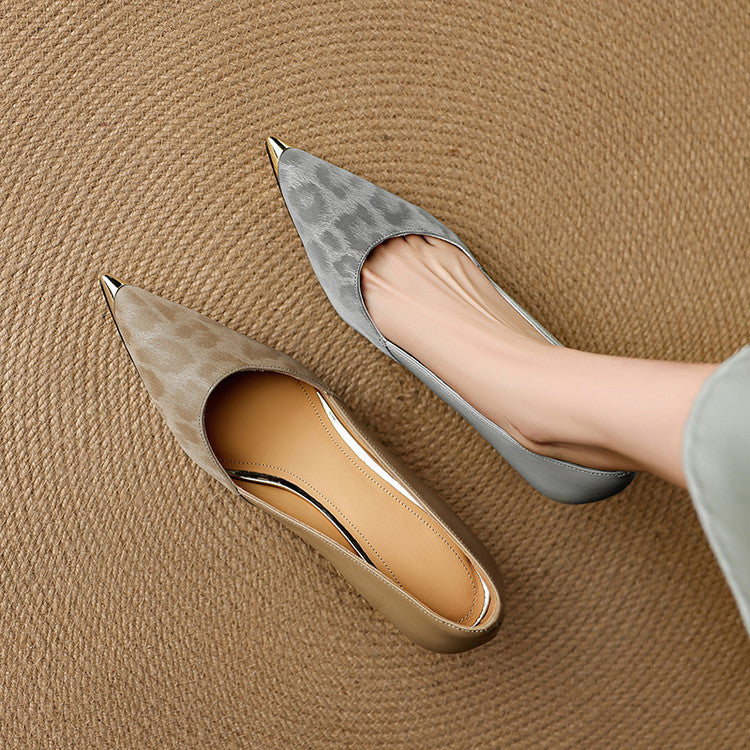 Orlena Leather Sculpt Heels