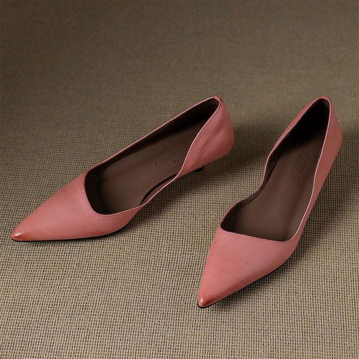 Orlisse Leather Heels