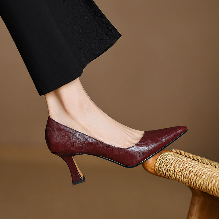 Mirelle Lambskin Heels