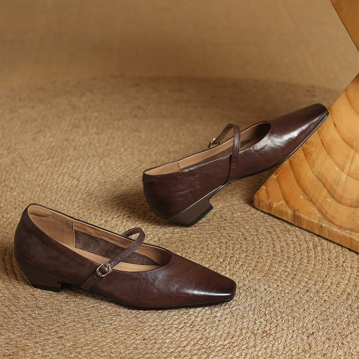 Cédrine Leather Pumps