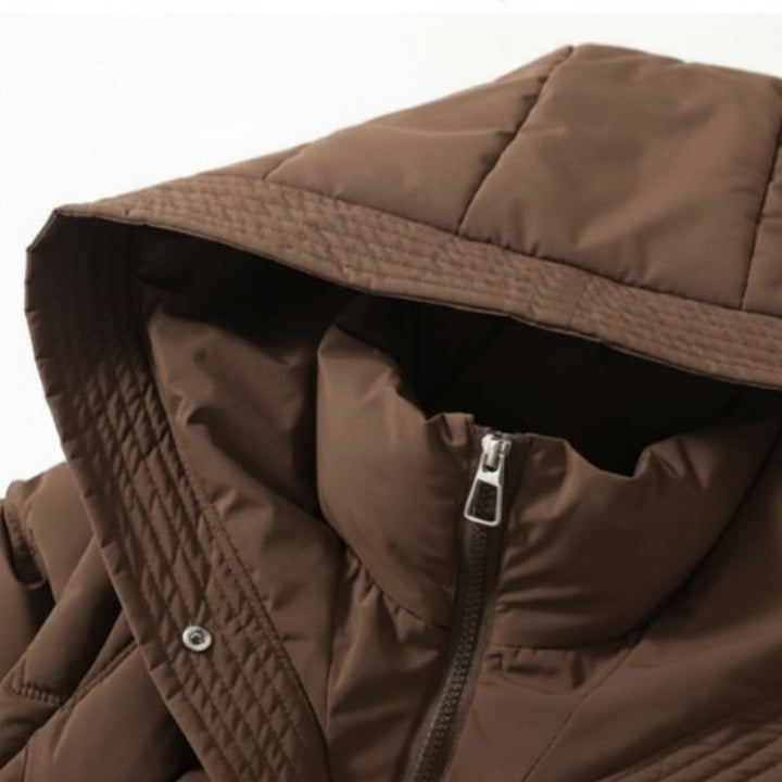 Velmora Quilted Down Coat