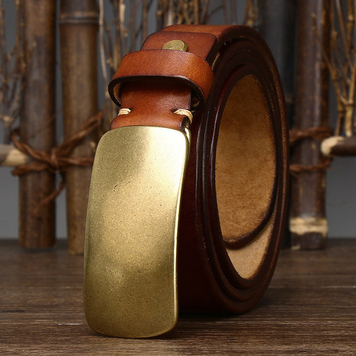 Corven Brass Leather Belt