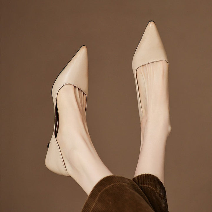 Orlisse Leather Heels