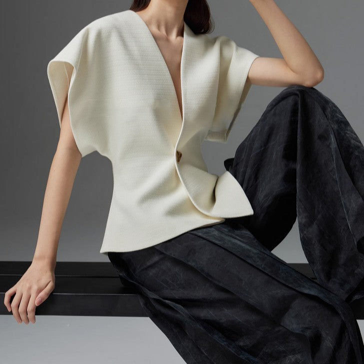 Soren Asym Blazer Vest