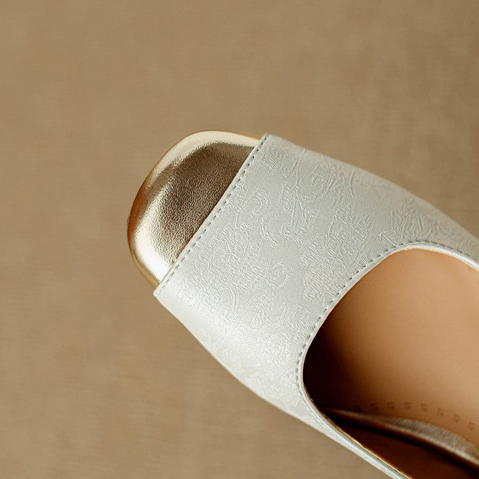 Renna Brocade Mules