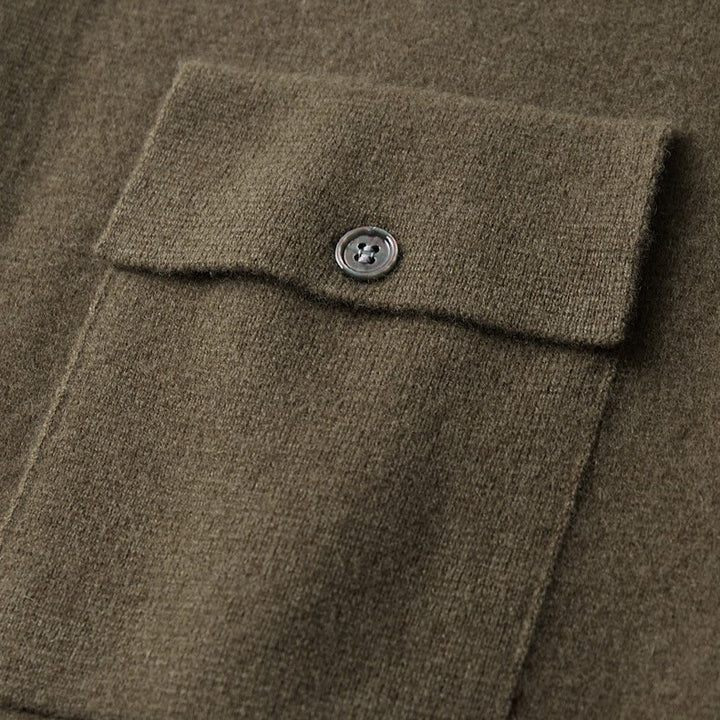 Alvoro Wool Polo Cardigan