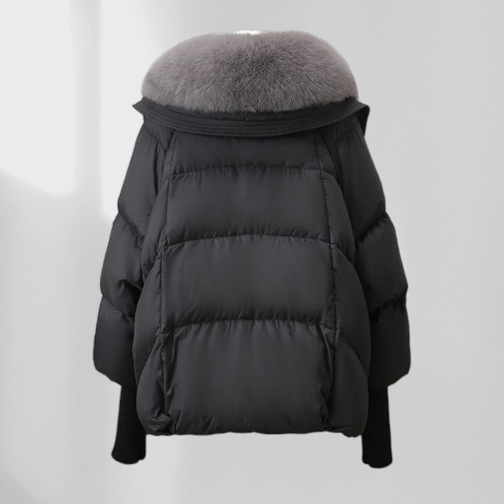 Averne Padded Fur-Collar Jacket