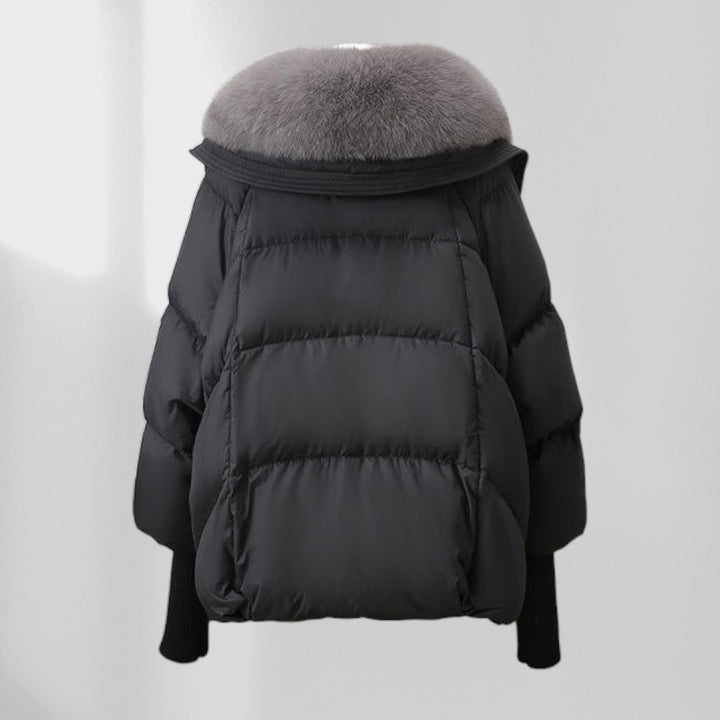 Averne Padded Fur-Collar Jacket