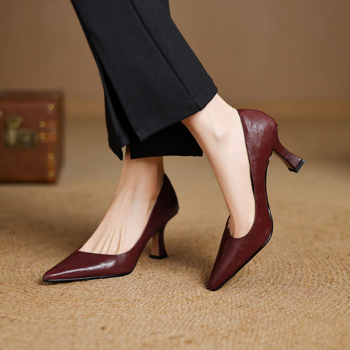 Mirelle Lambskin Heels
