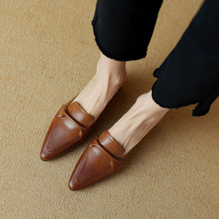 Marloe Pointed Leather Mule
