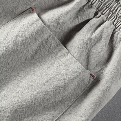 Elaren Cotton-Linen Joggers