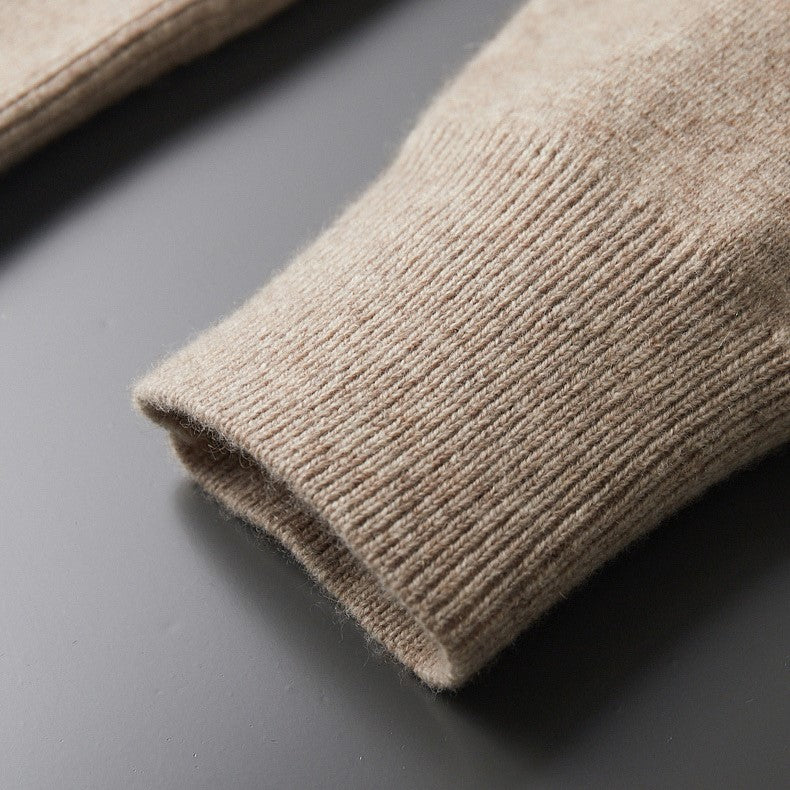 Orvien Wool Collar Cardigan