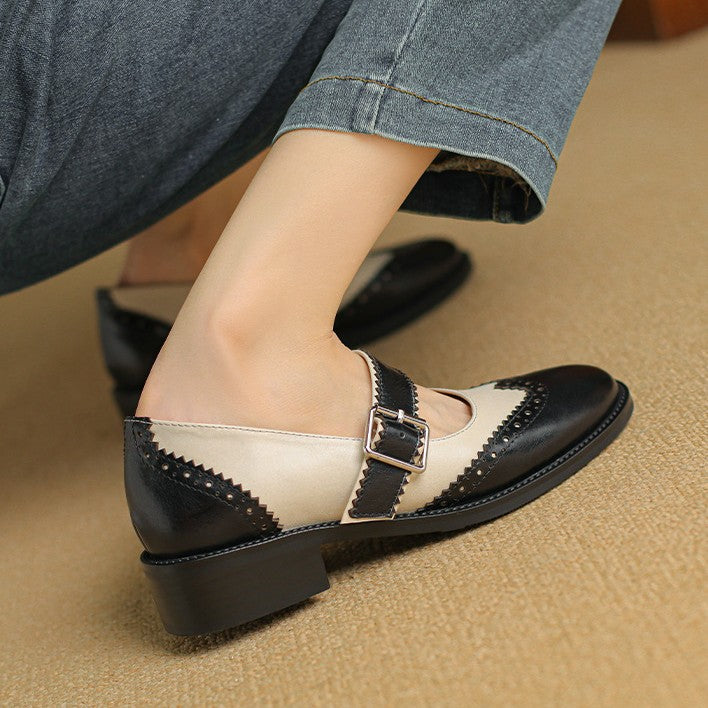 Morren Leather Mary Janes