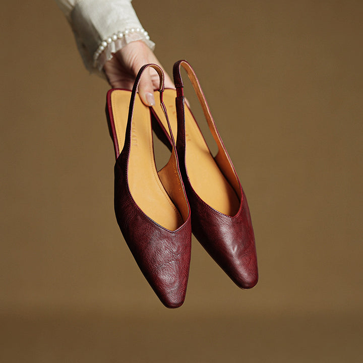 Eloura Slingback Leather Flats