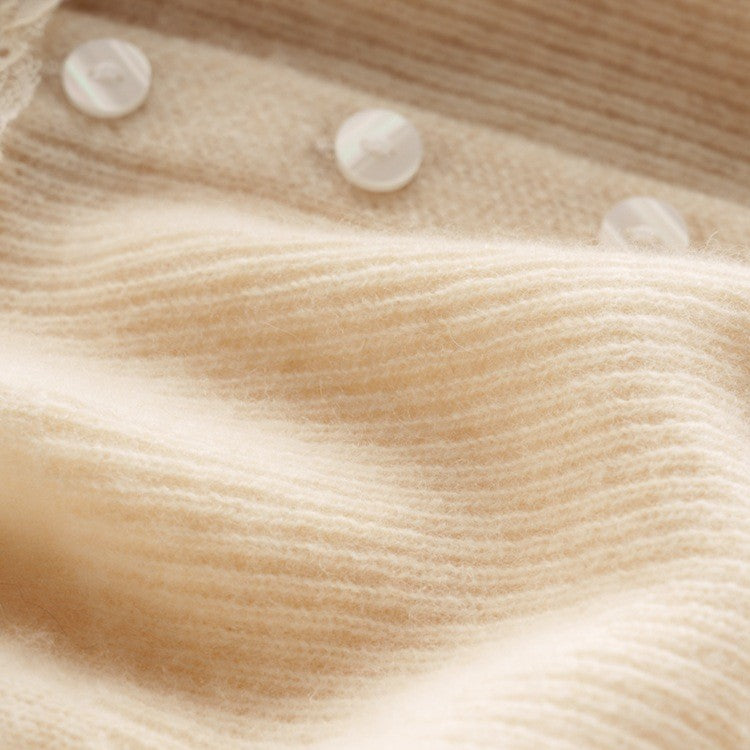 Arlisse Lace Cashmere Cardigan