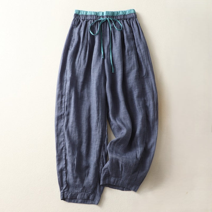 Evara Textured Harem Pants