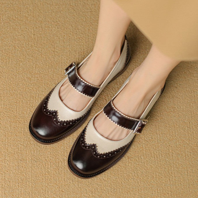Morren Leather Mary Janes