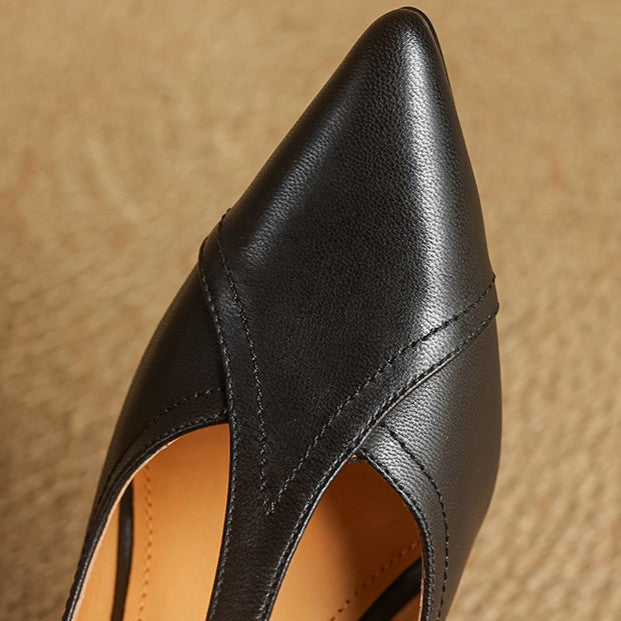 Aveline Lambskin Heels
