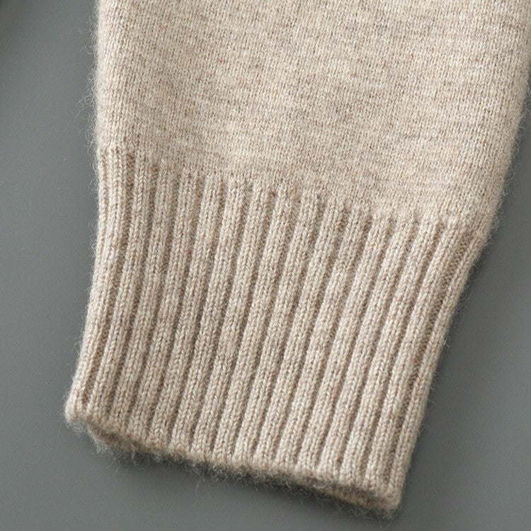 Trevoux Wool Button Cardigan