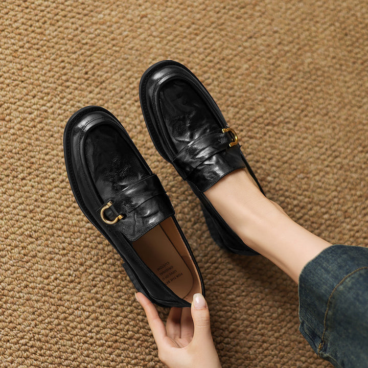 Celia Horsebit Leather Loafers