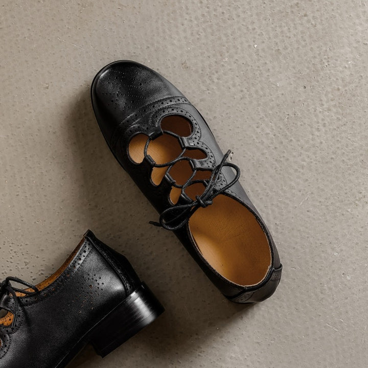Lucia Brogue Leather Oxfords