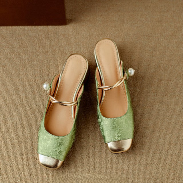 Renna Brocade Mules
