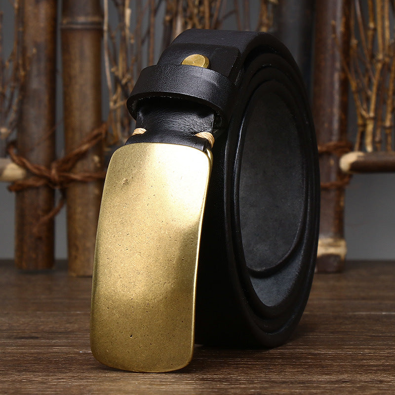 Corven Brass Leather Belt