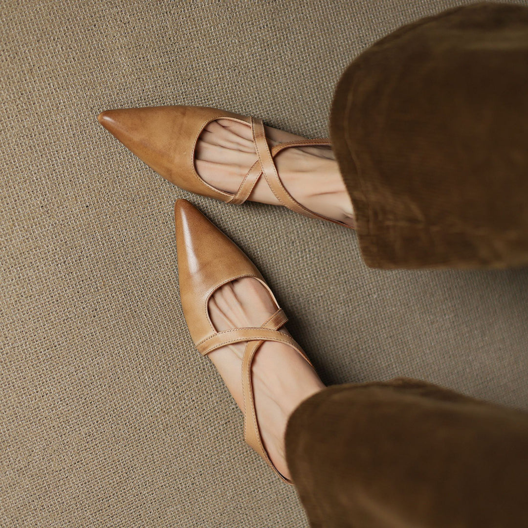 Eryne Leather Mules