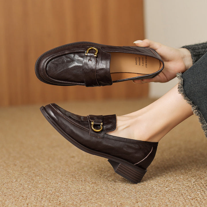 Celia Horsebit Leather Loafers