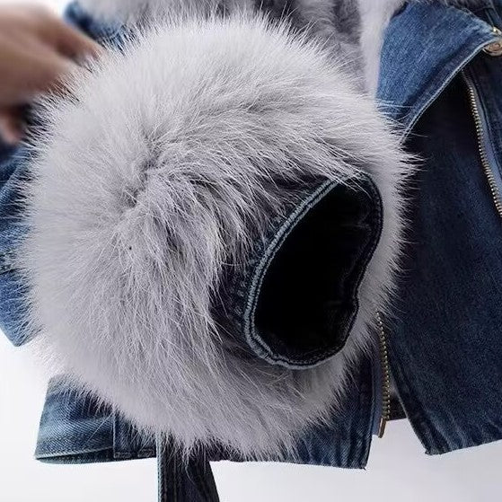 Nerine Denim Parka