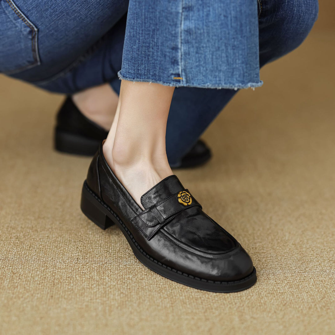 Morrelle Leather Loafers
