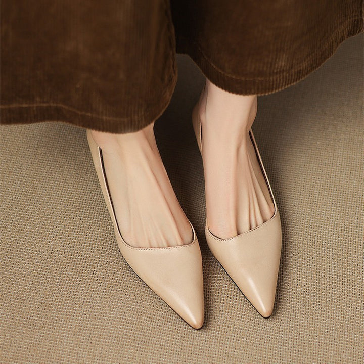 Orlisse Leather Heels