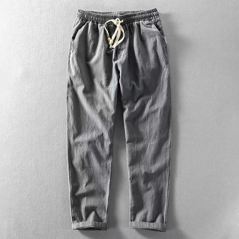 Elaren Cotton-Linen Joggers