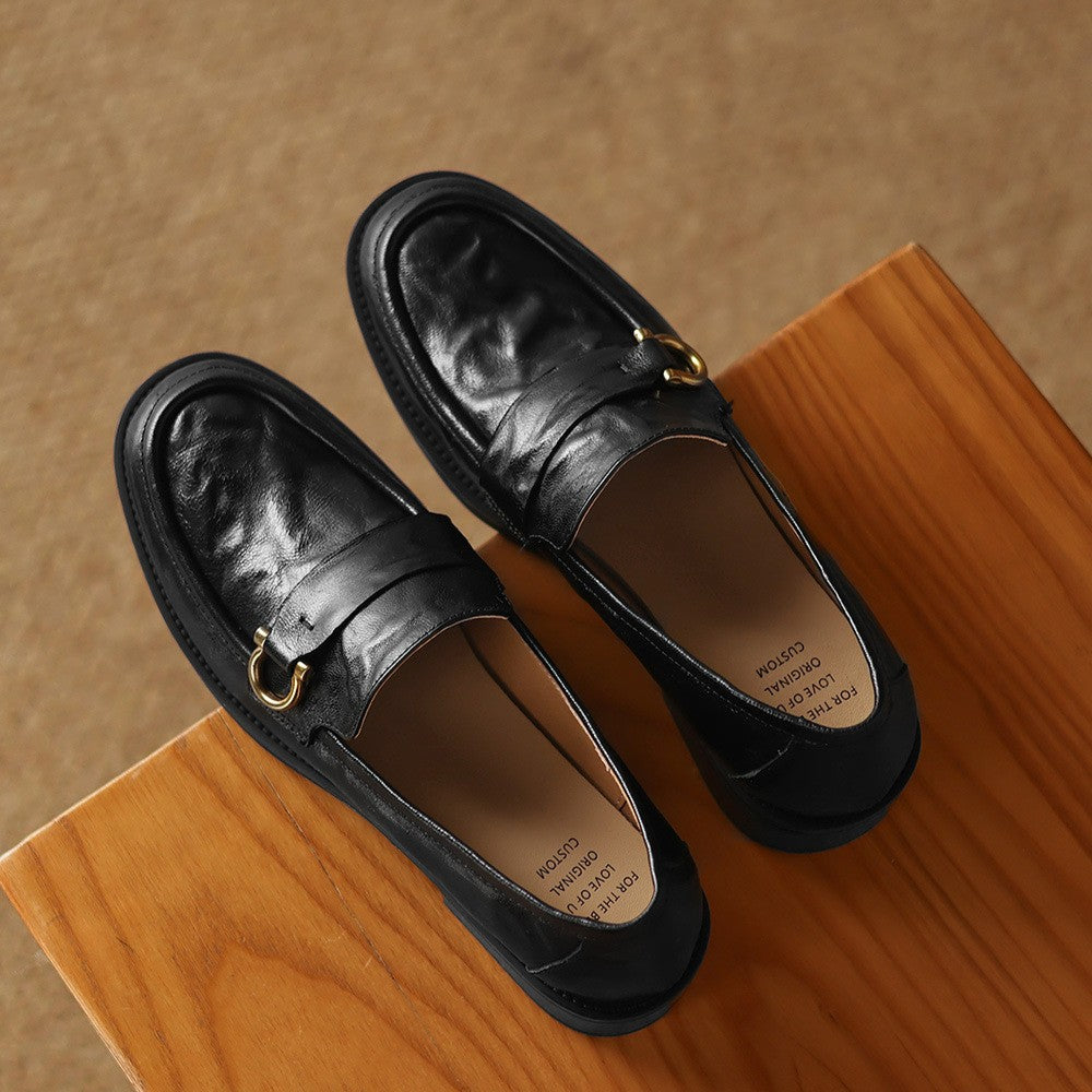 Celia Horsebit Leather Loafers