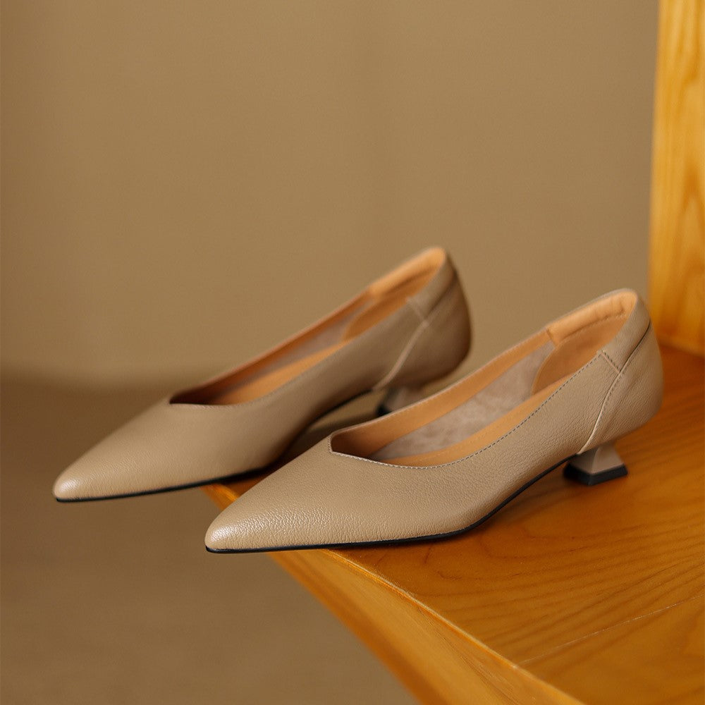 Velena Sculpted Leather Pump
